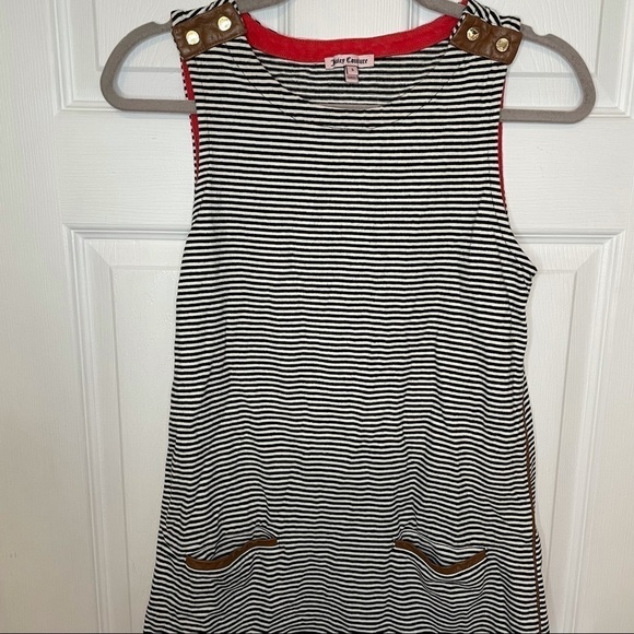 Juicy Couture Y2K Striped Mini Sleeveless Summer Dress small - Picture 2 of 8